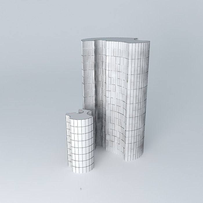 HH2 buildings Free 3D model_3