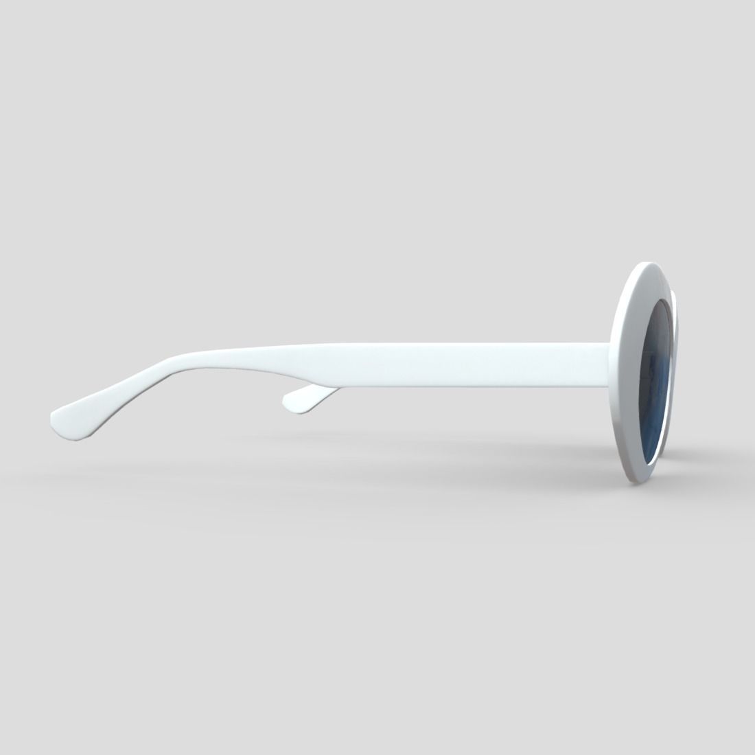 Sunglasses round Low-poly 3D model_12