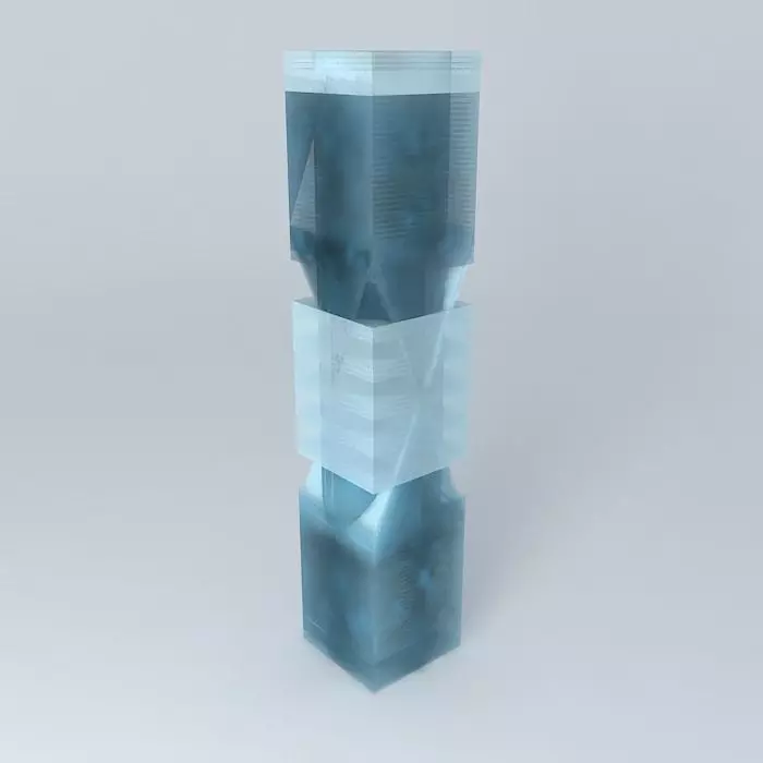 Building J1 for offices Free 3D model_0