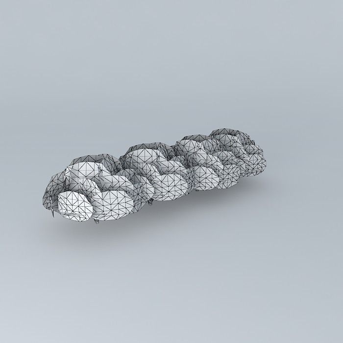 Street trees taquari Free 3D model_3