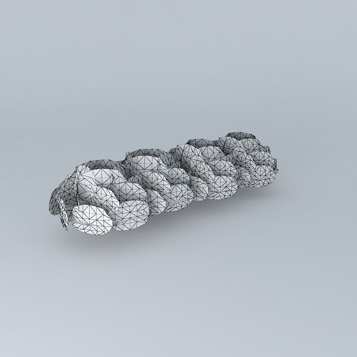 Street trees taquari Free 3D model_4