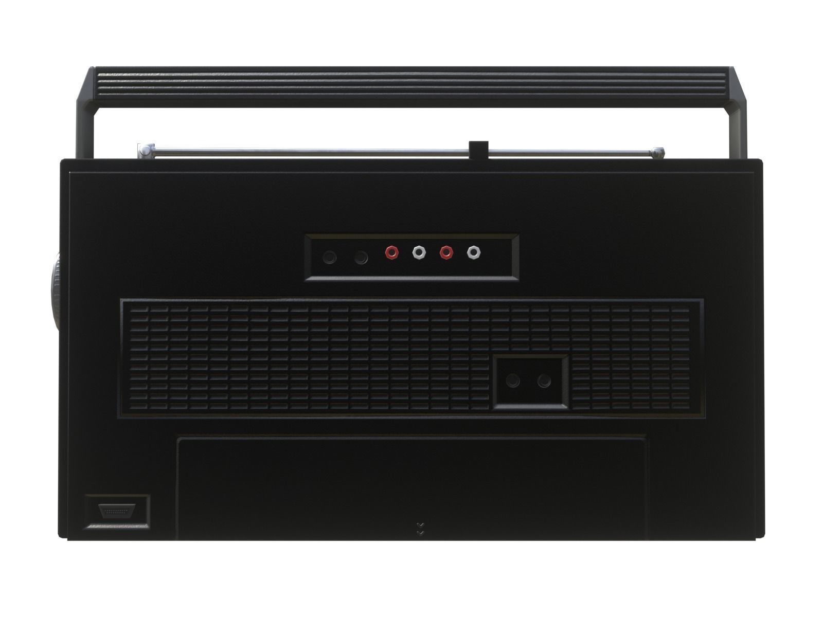 Game-ready Retro Boombox - 2 versions 3D Model Collection_17