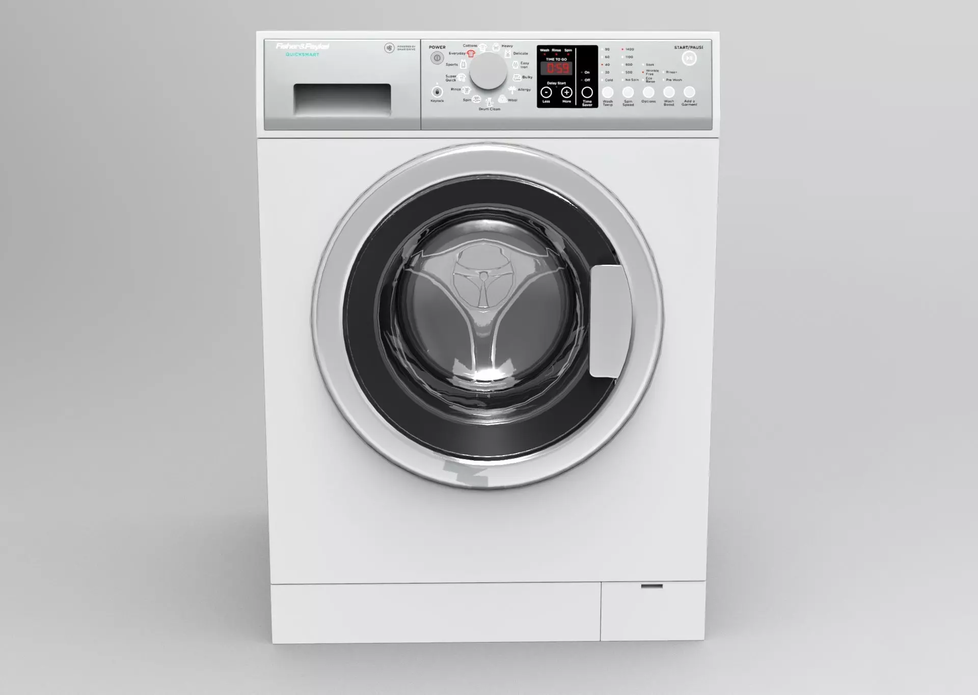3D model Washing Machine WH8560F VR / AR / low-poly | CGTrader