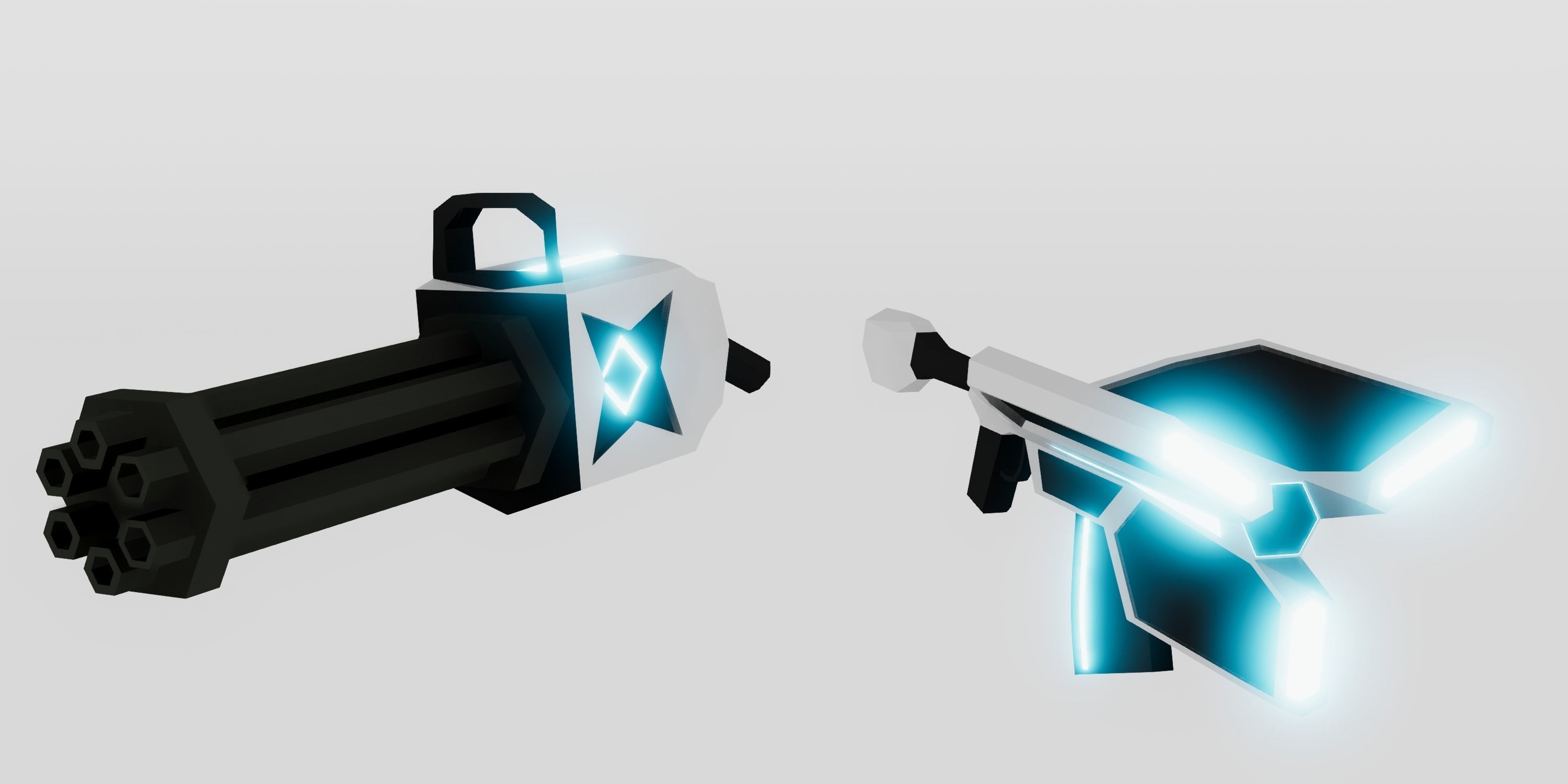 Imminence Low Poly Sci-fi Soldiers Low-poly 3D model_11