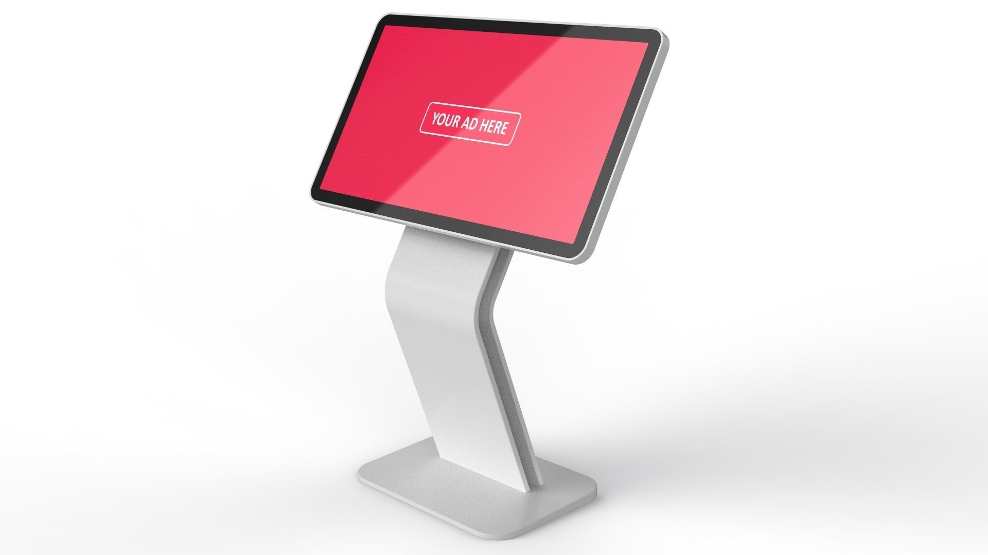 Horizontal Totem Self Service 01 3D model_8