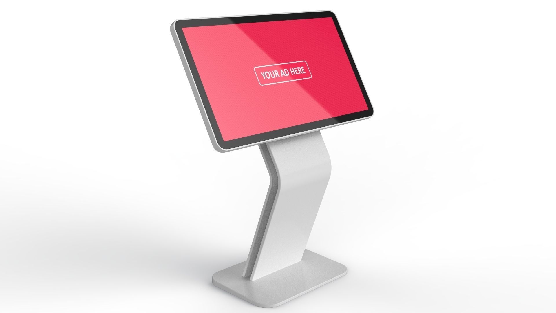 Horizontal Totem Self Service 01 3D model_2