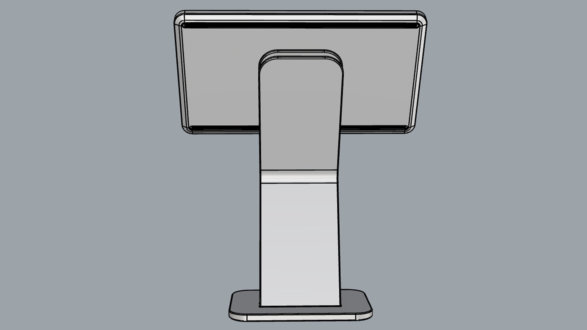 Horizontal Totem Self Service 01 3D model_16