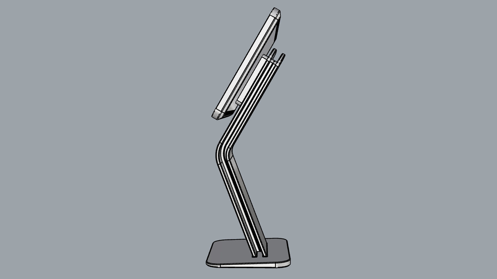 Horizontal Totem Self Service 01 3D model_15