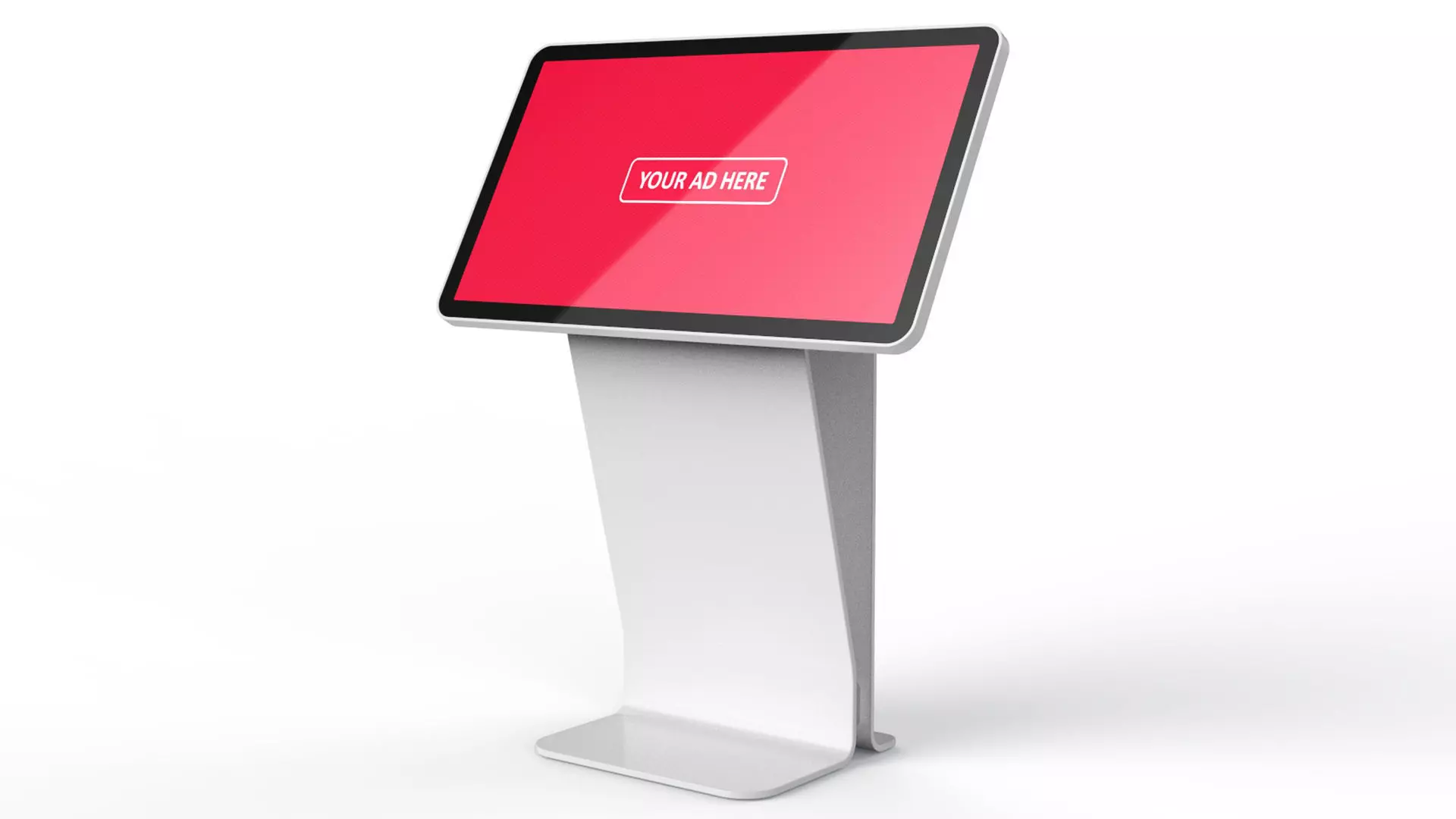 Horizontal Totem Self Service 02 3D model_0