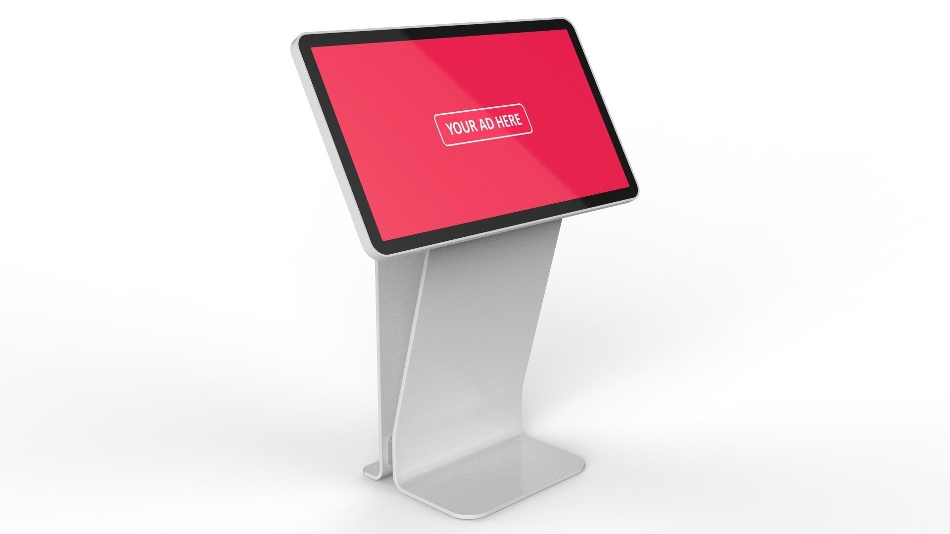 Horizontal Totem Self Service 02 3D model_2