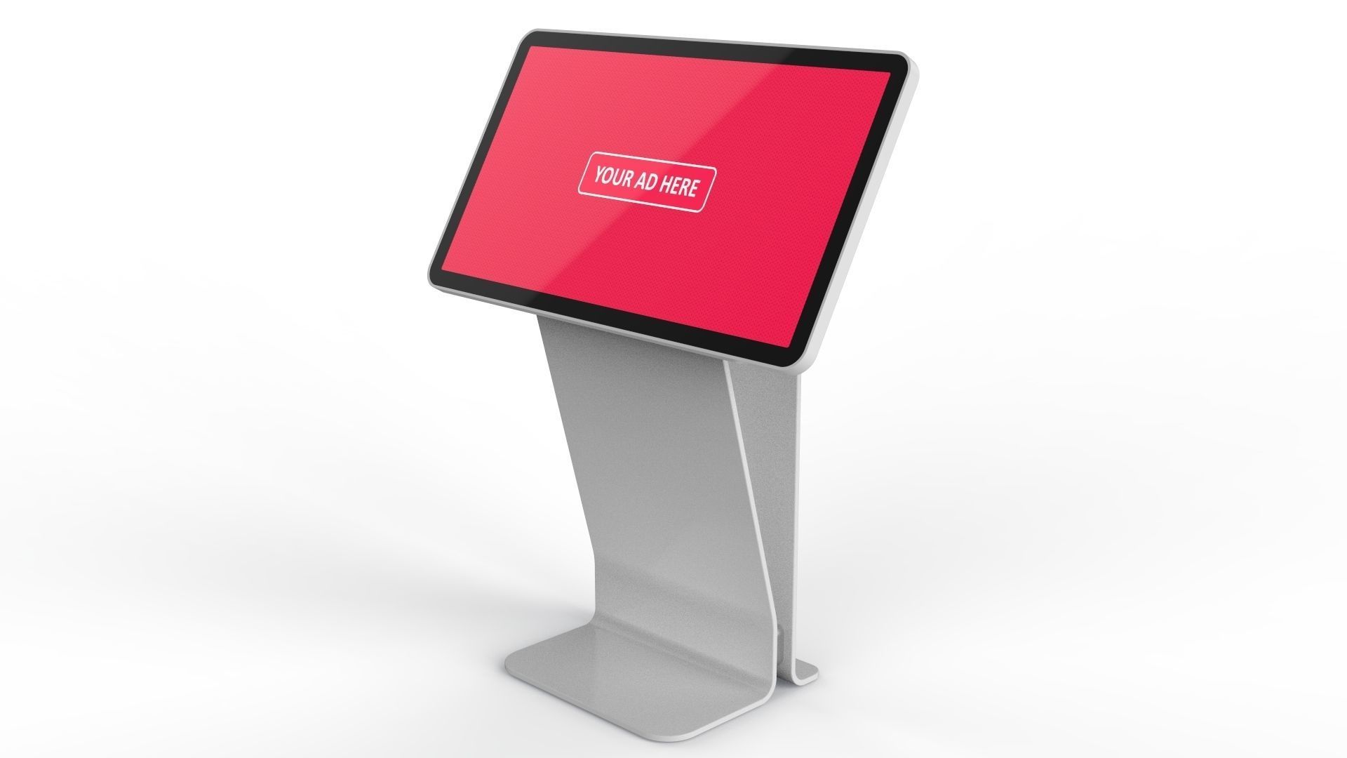 Horizontal Totem Self Service 02 3D model_8