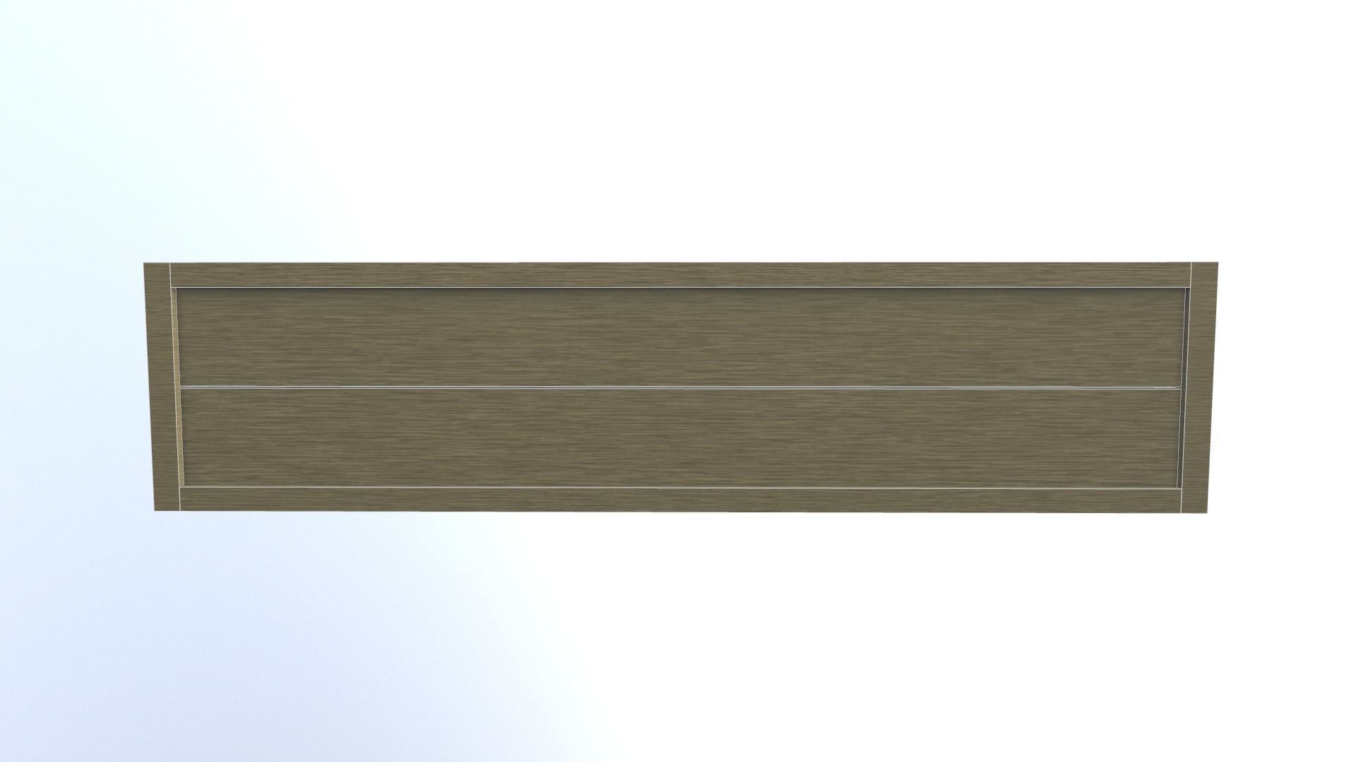 Low Poly Wooden Crate 3 Low-poly 3D model_11