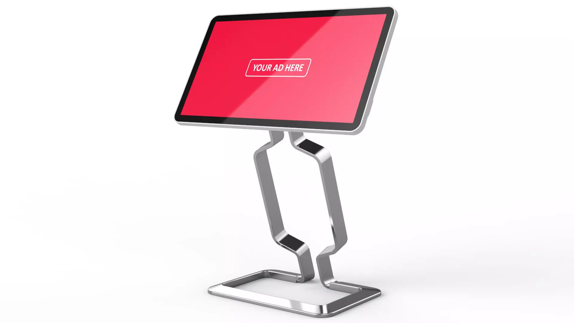 Horizontal Totem Self Service 03 3D model_0