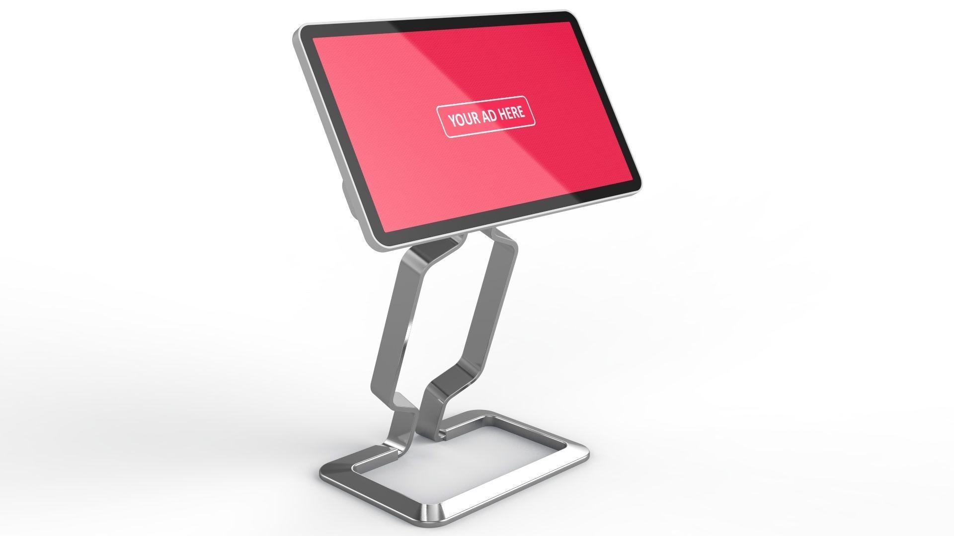 Horizontal Totem Self Service 03 3D model_2