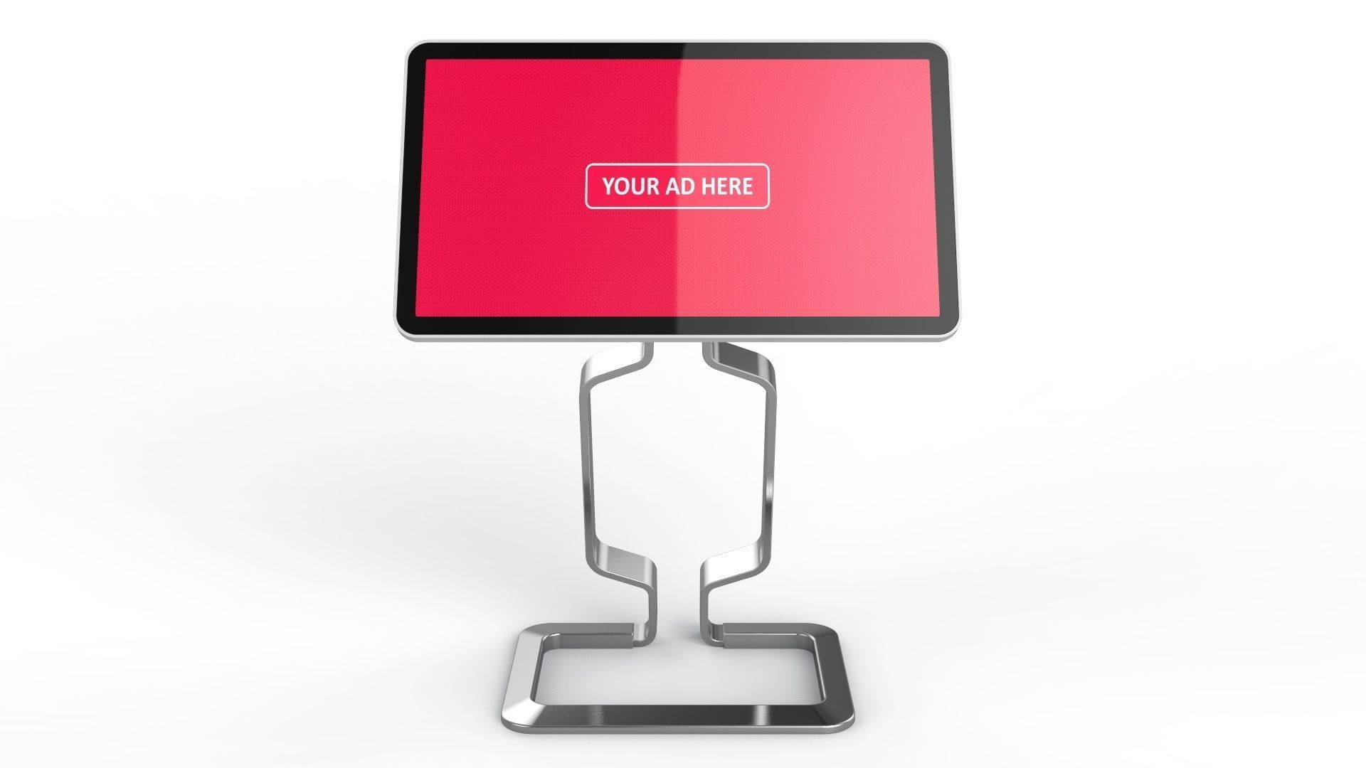 Horizontal Totem Self Service 03 3D model_1