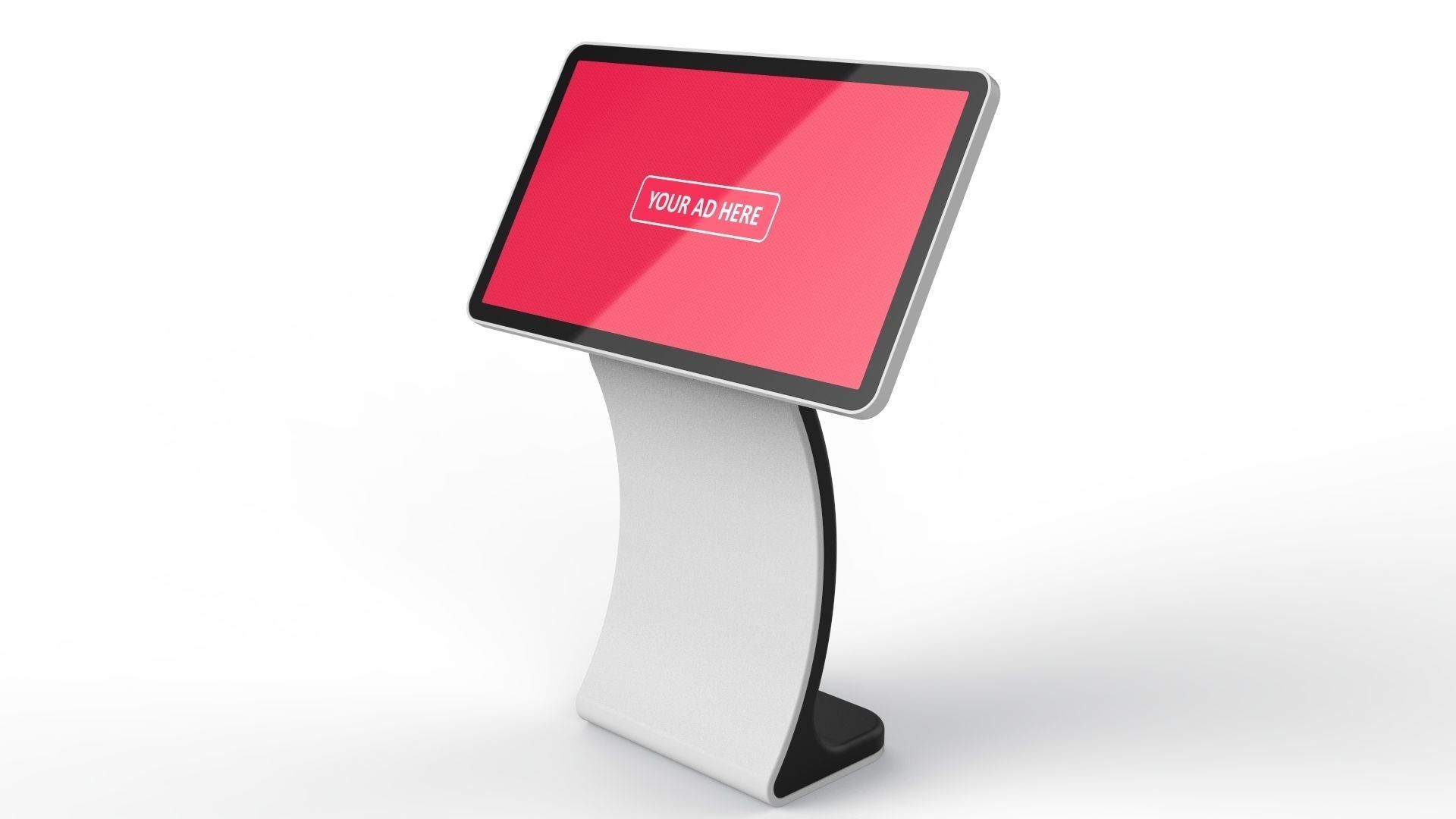 Horizontal Totem Self Service 04 3D model_8