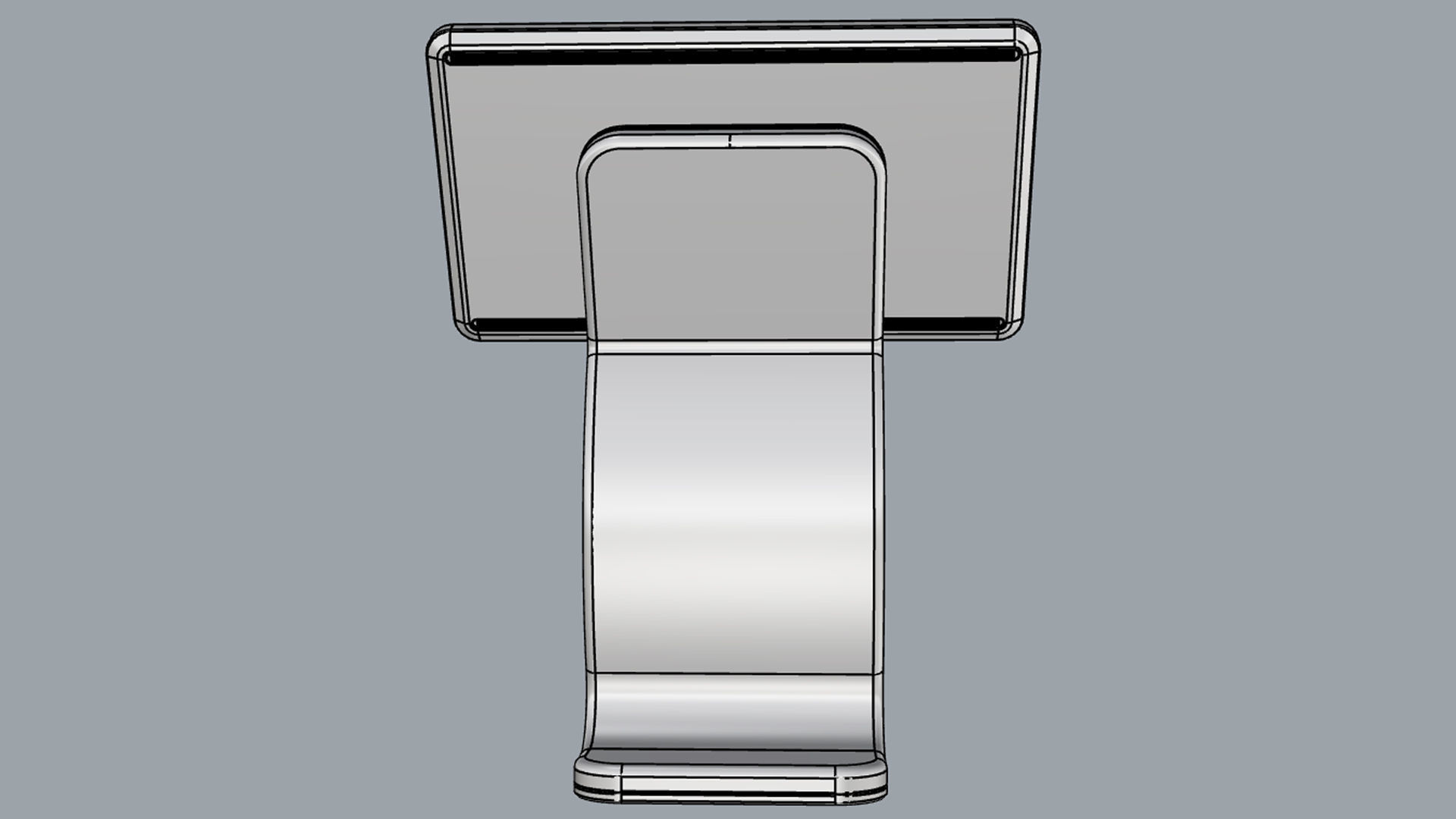 Horizontal Totem Self Service 04 3D model_16