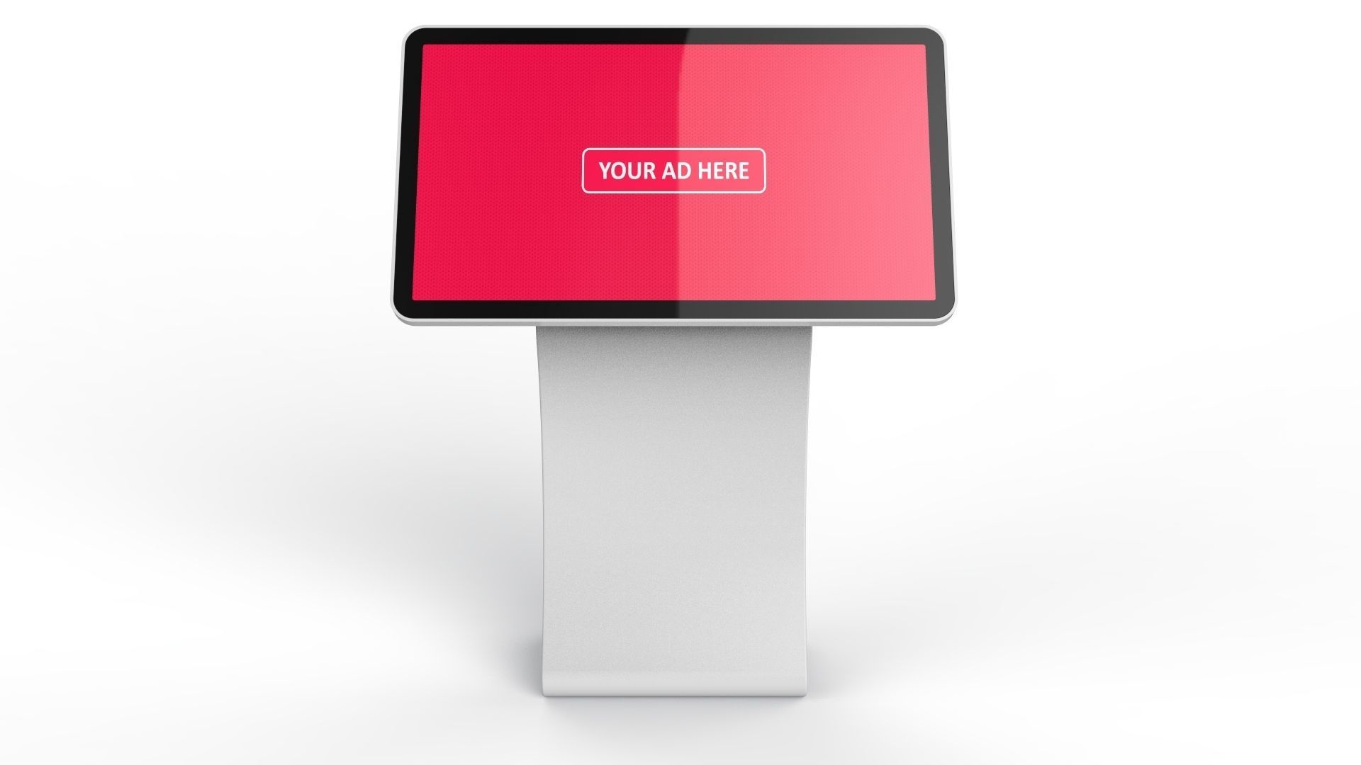 Horizontal Totem Self Service 04 3D model_1