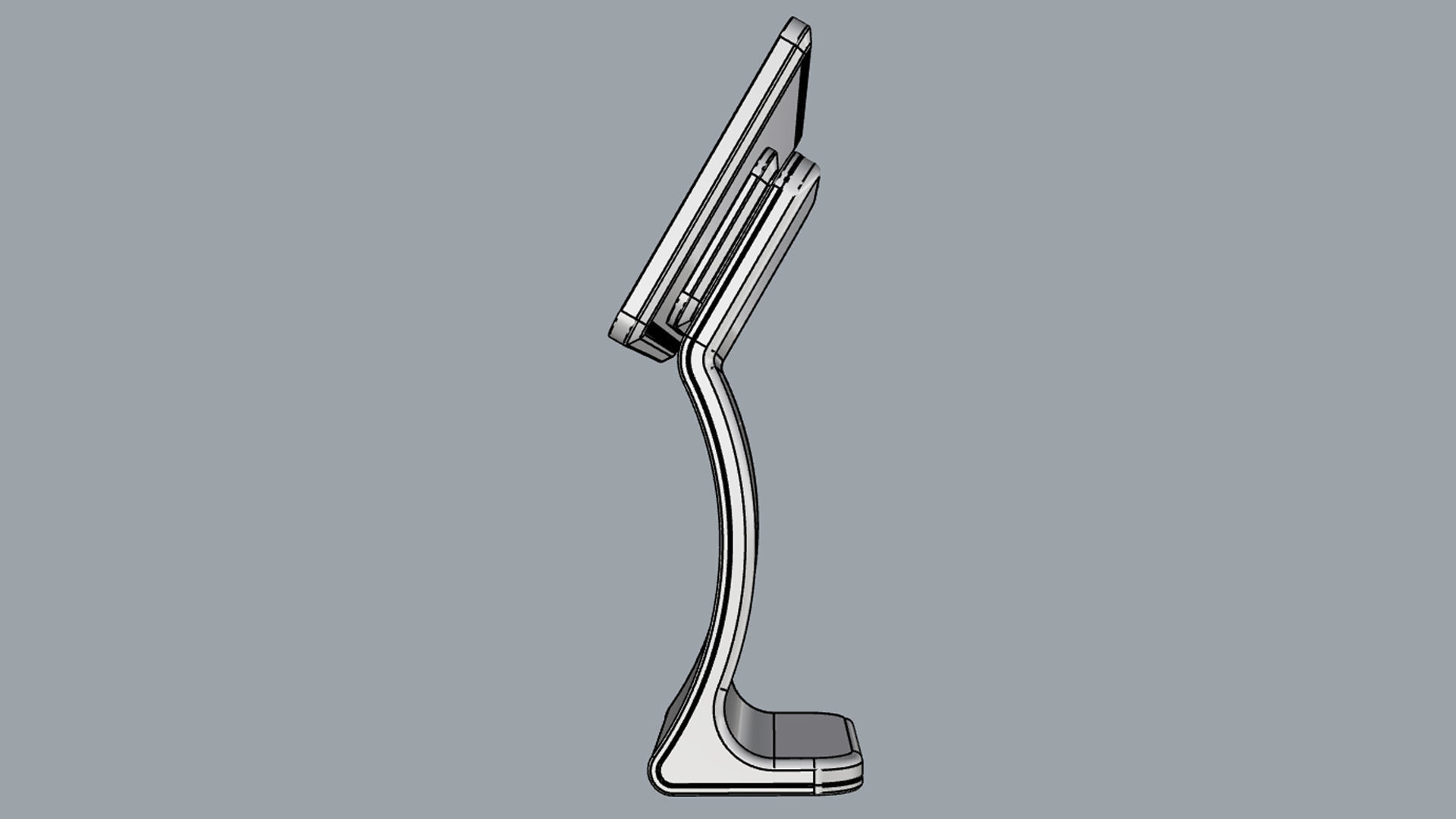 Horizontal Totem Self Service 04 3D model_15