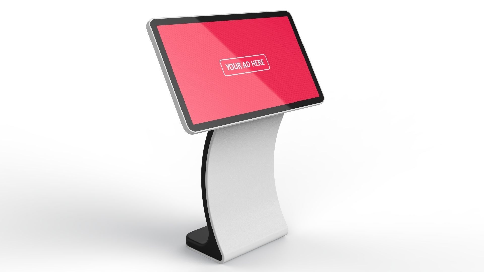 Horizontal Totem Self Service 04 3D model_2