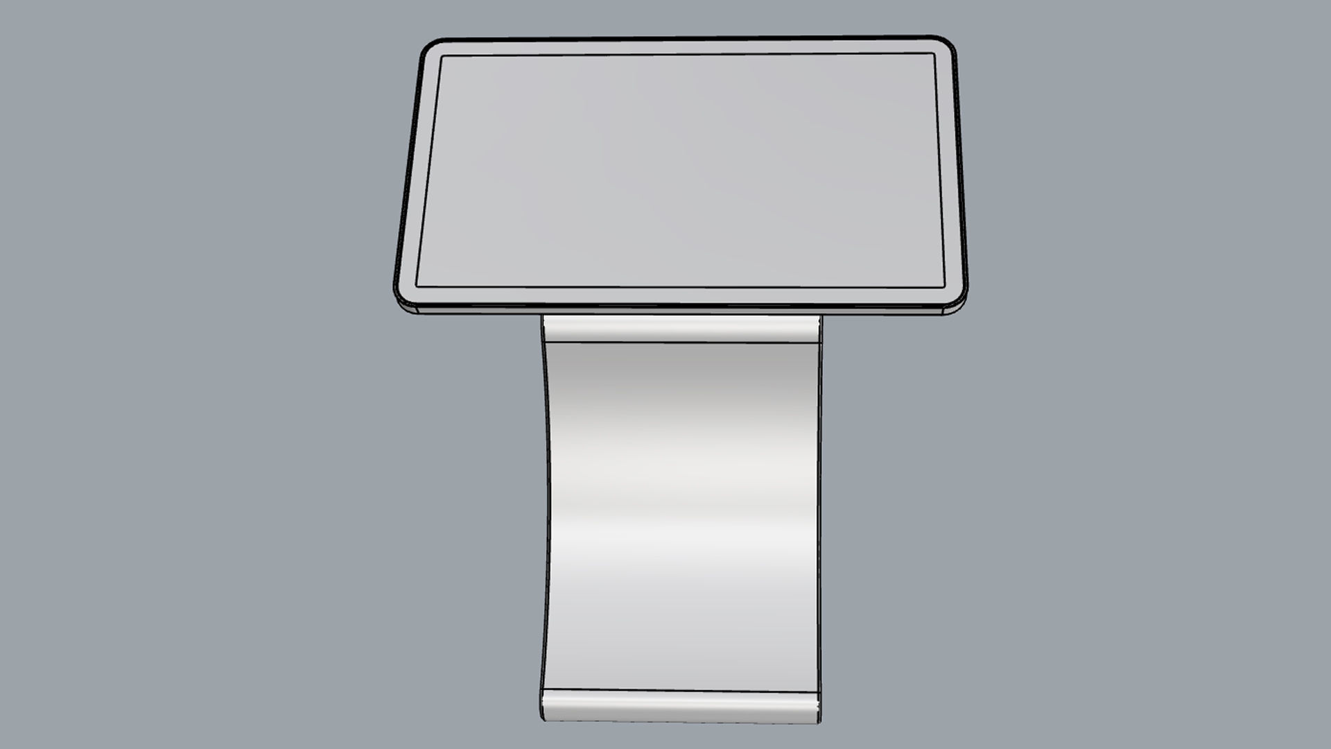 Horizontal Totem Self Service 04 3D model_14