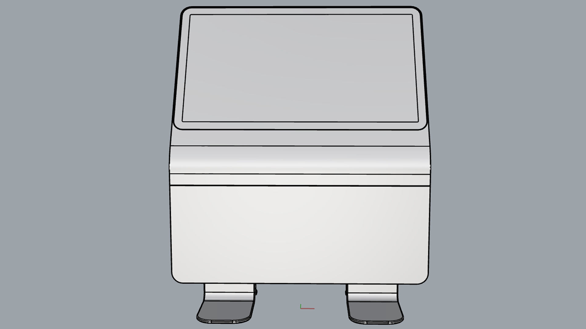Horizontal Totem Self Service 05 3D model_13