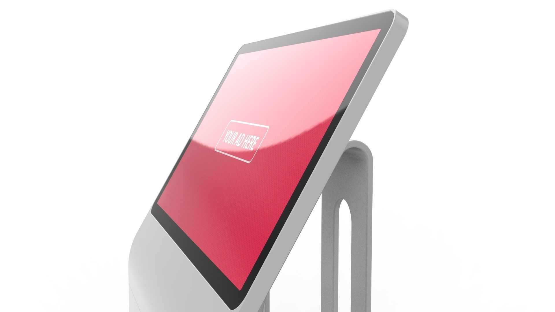 Horizontal Totem Self Service 05 3D model_10