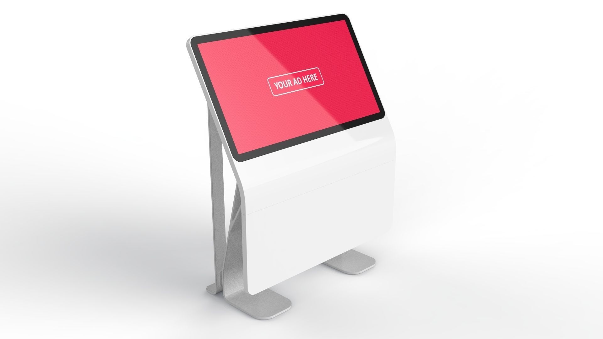 Horizontal Totem Self Service 05 3D model_2