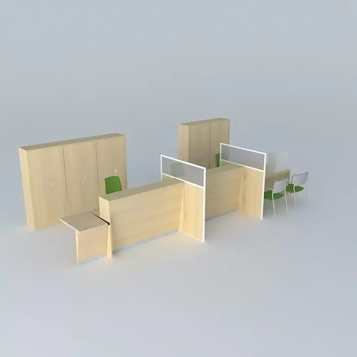 Office furniture 3D model
