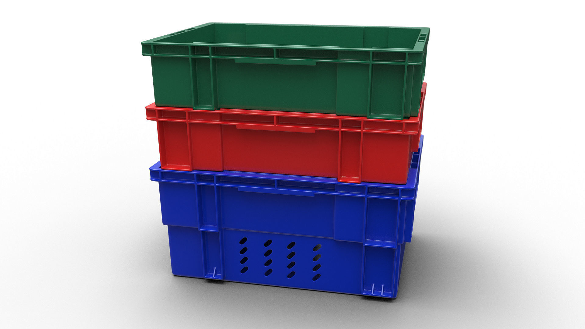 Stack and Nest Container - Storage 3D model_9