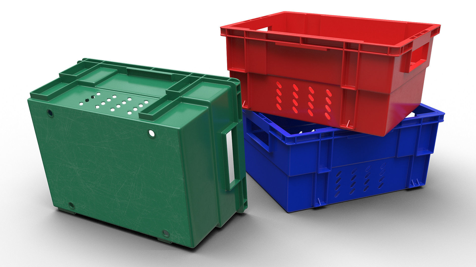 Stack and Nest Container - Storage 3D model_10