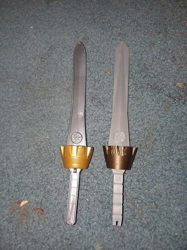 zeo megazord sword 3D print model