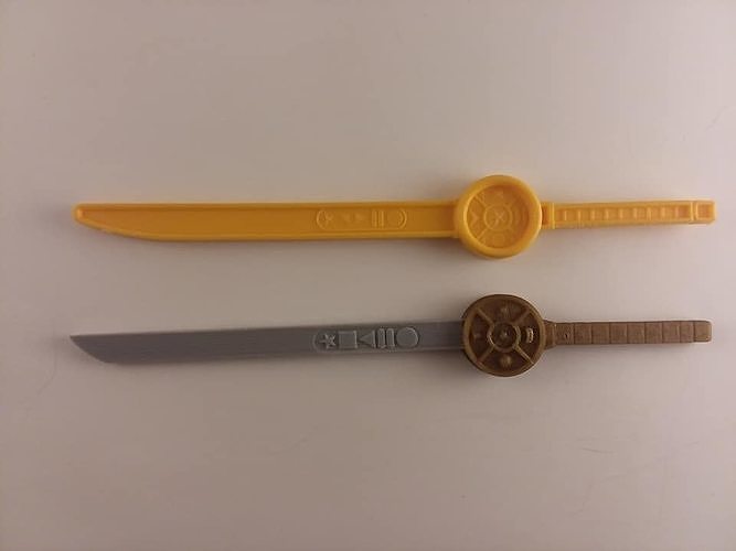 Super zeo megazord swords 3D print model