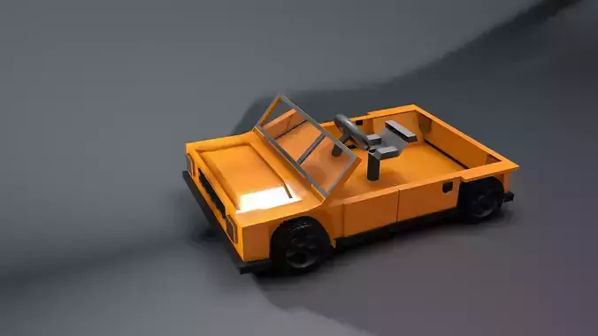 Game 3dCar 3Dmodel  two