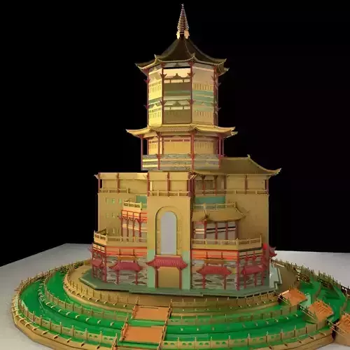 Chinese ancient tower house