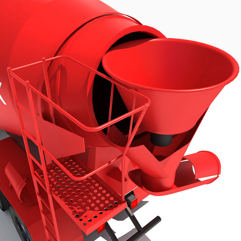 Concrete Mixer Truck 3D model_15