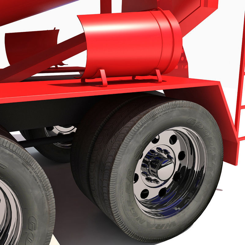 Concrete Mixer Truck 3D model_14