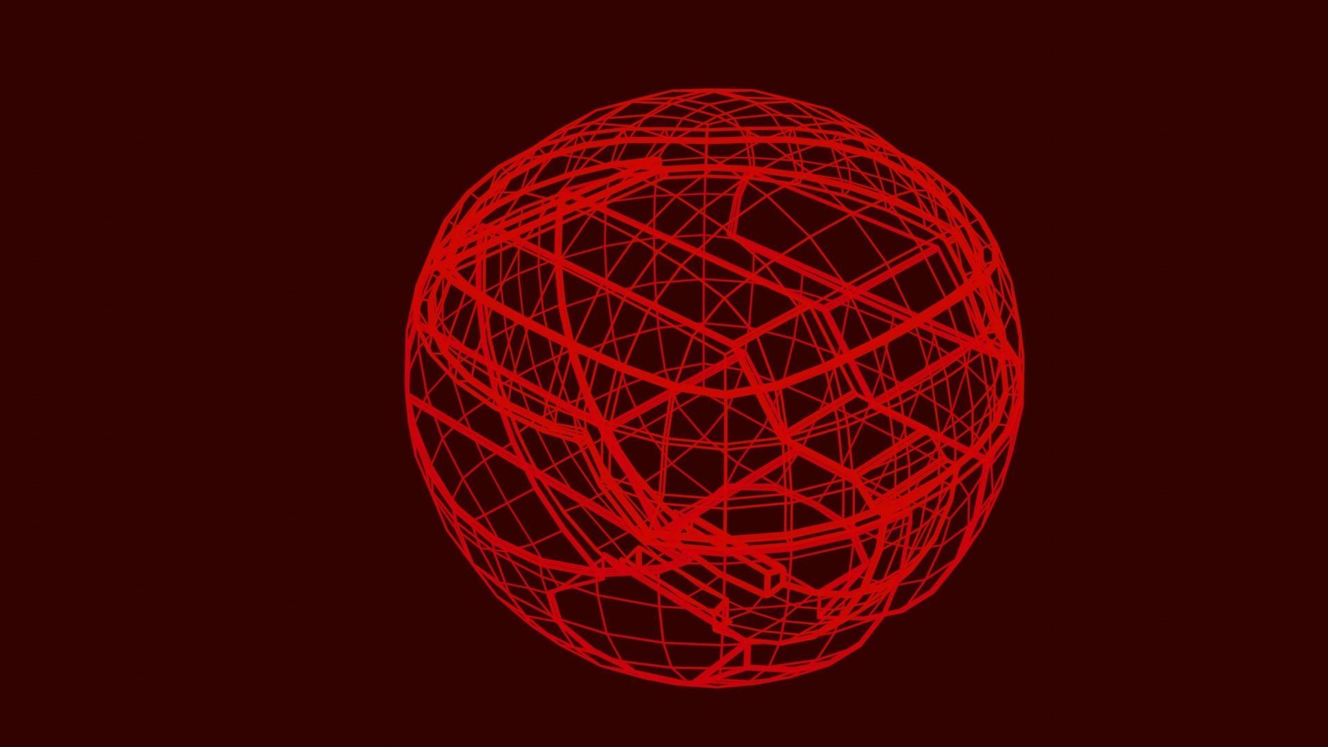 Old Y2J Sphere Low-poly 3D model_7