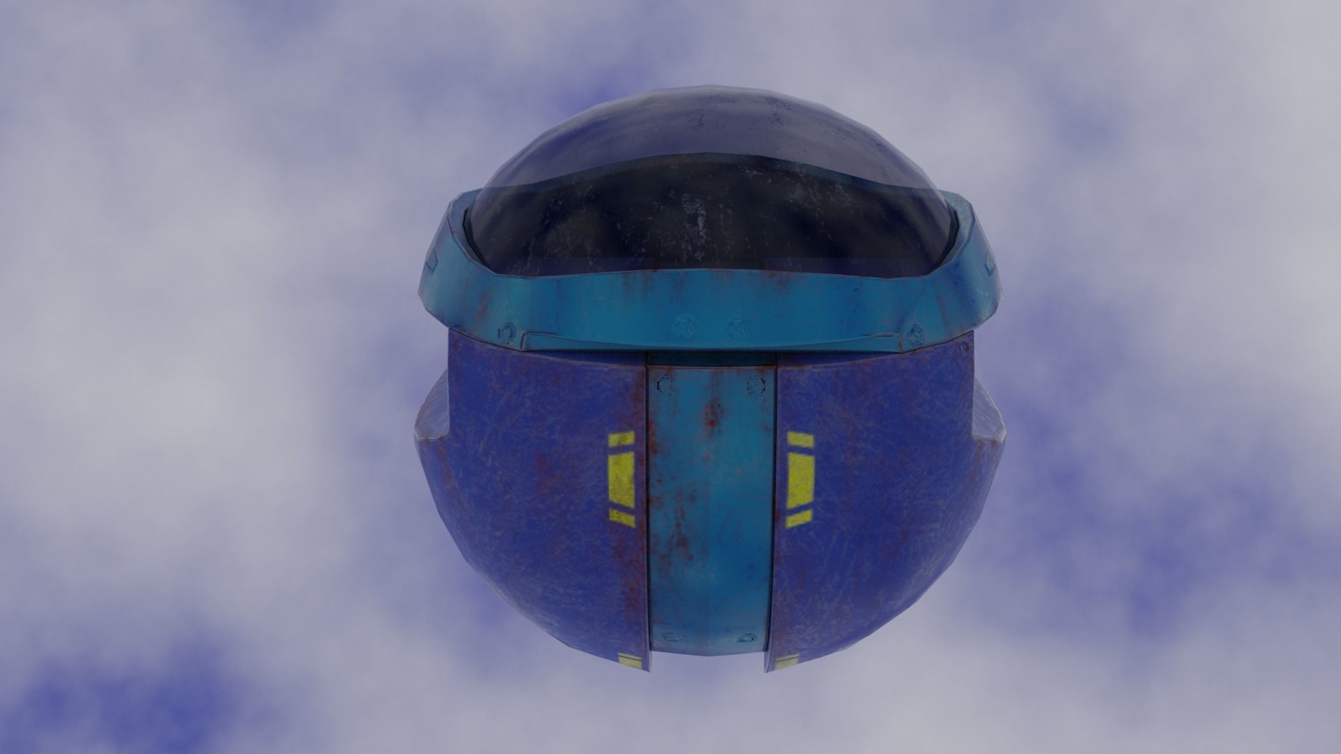 Old Y2J Sphere Low-poly 3D model_2