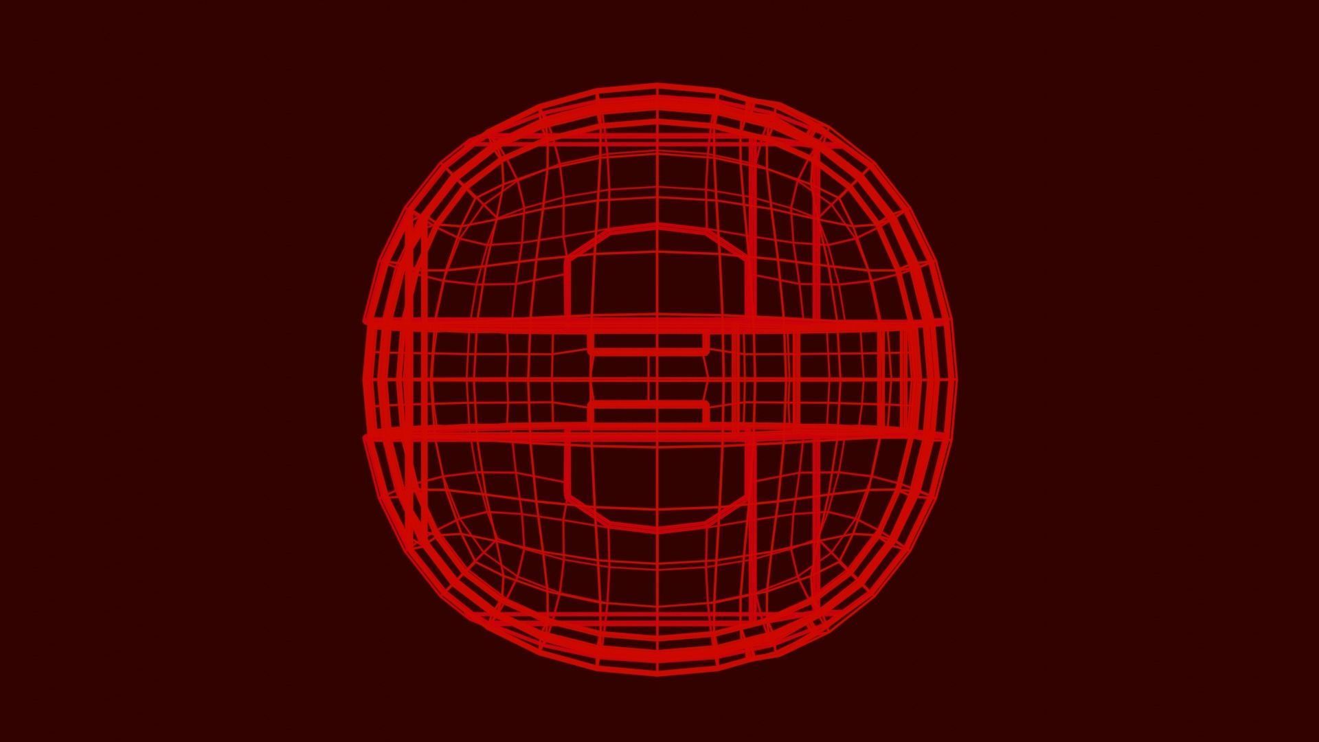 Old Y2J Sphere Low-poly 3D model_9