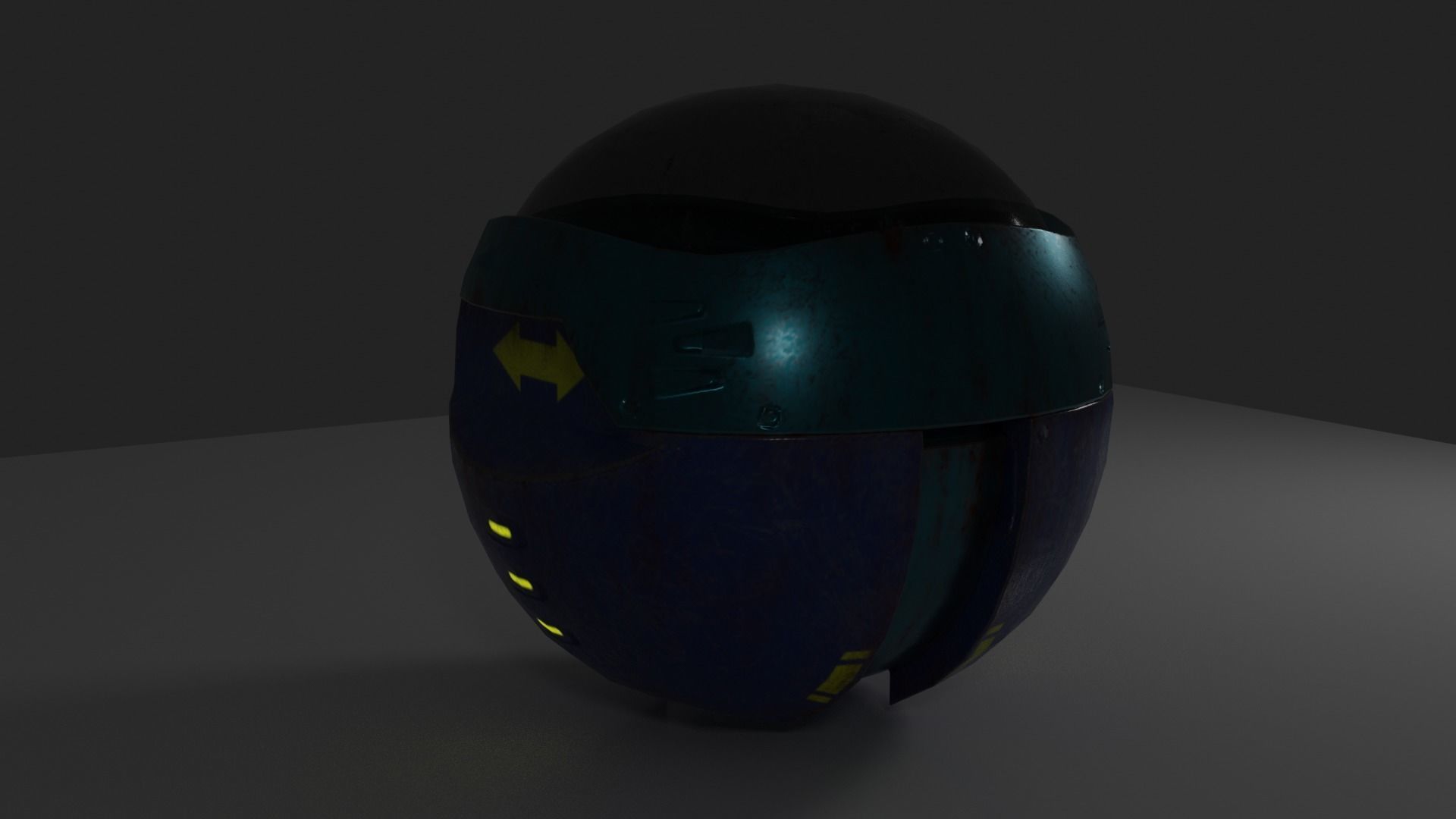 Old Y2J Sphere Low-poly 3D model_5