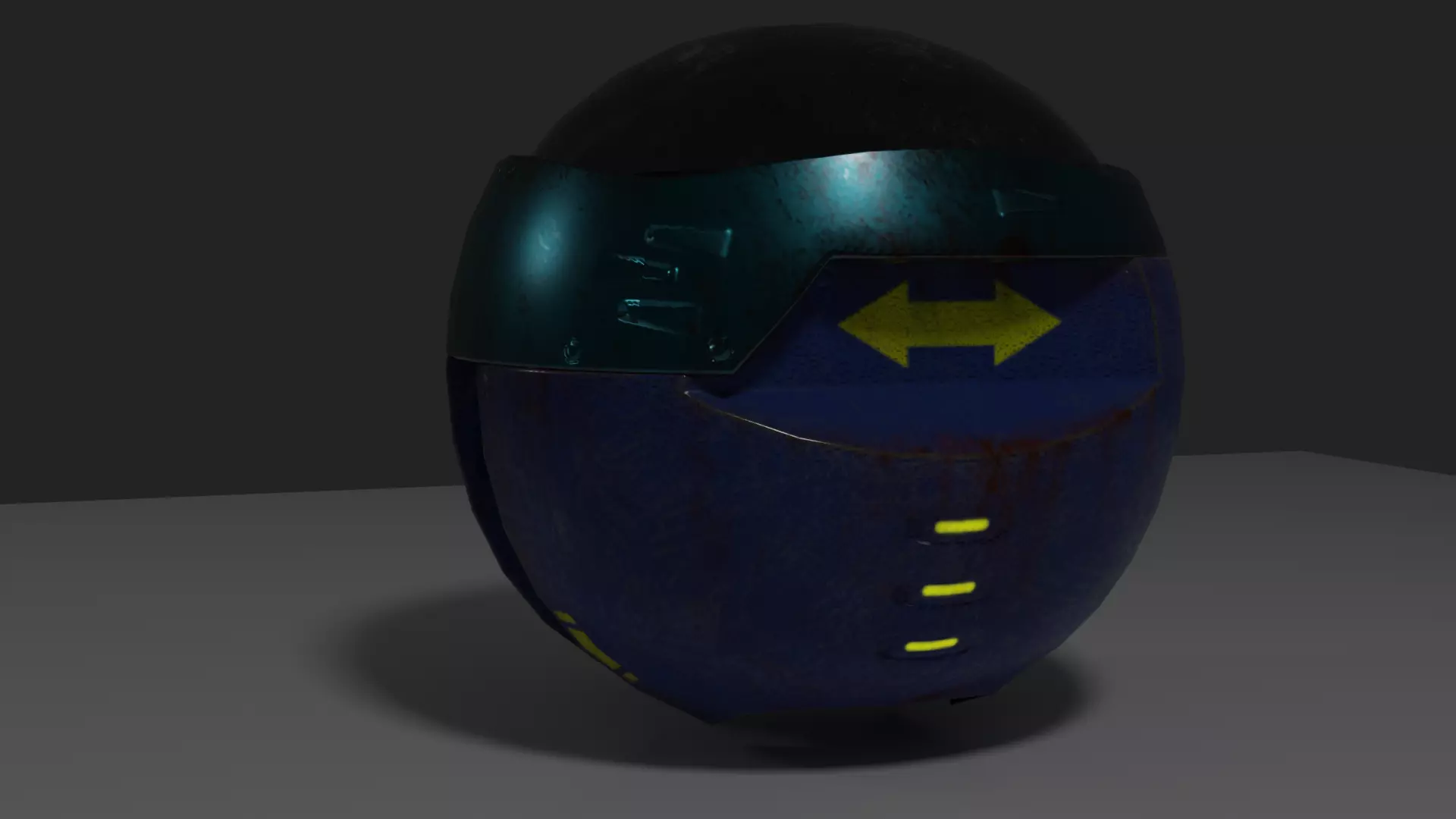 Old Y2J Sphere Low-poly 3D model_0