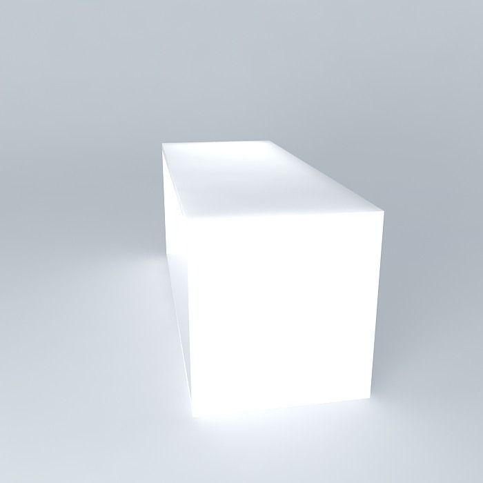 P036 TV shelf Free 3D model_2