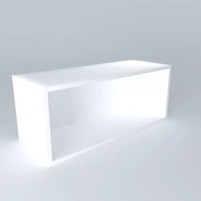 P036 TV shelf Free 3D model_0
