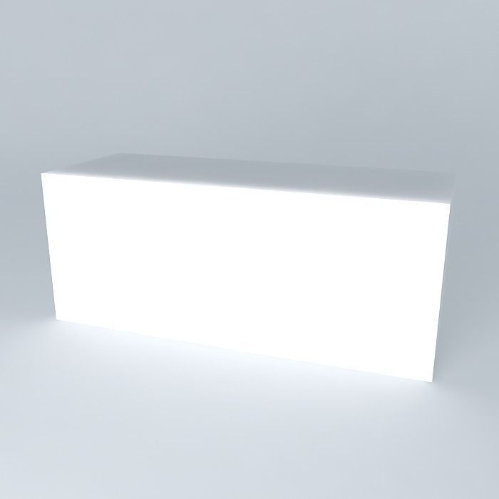 P036 TV shelf Free 3D model_1