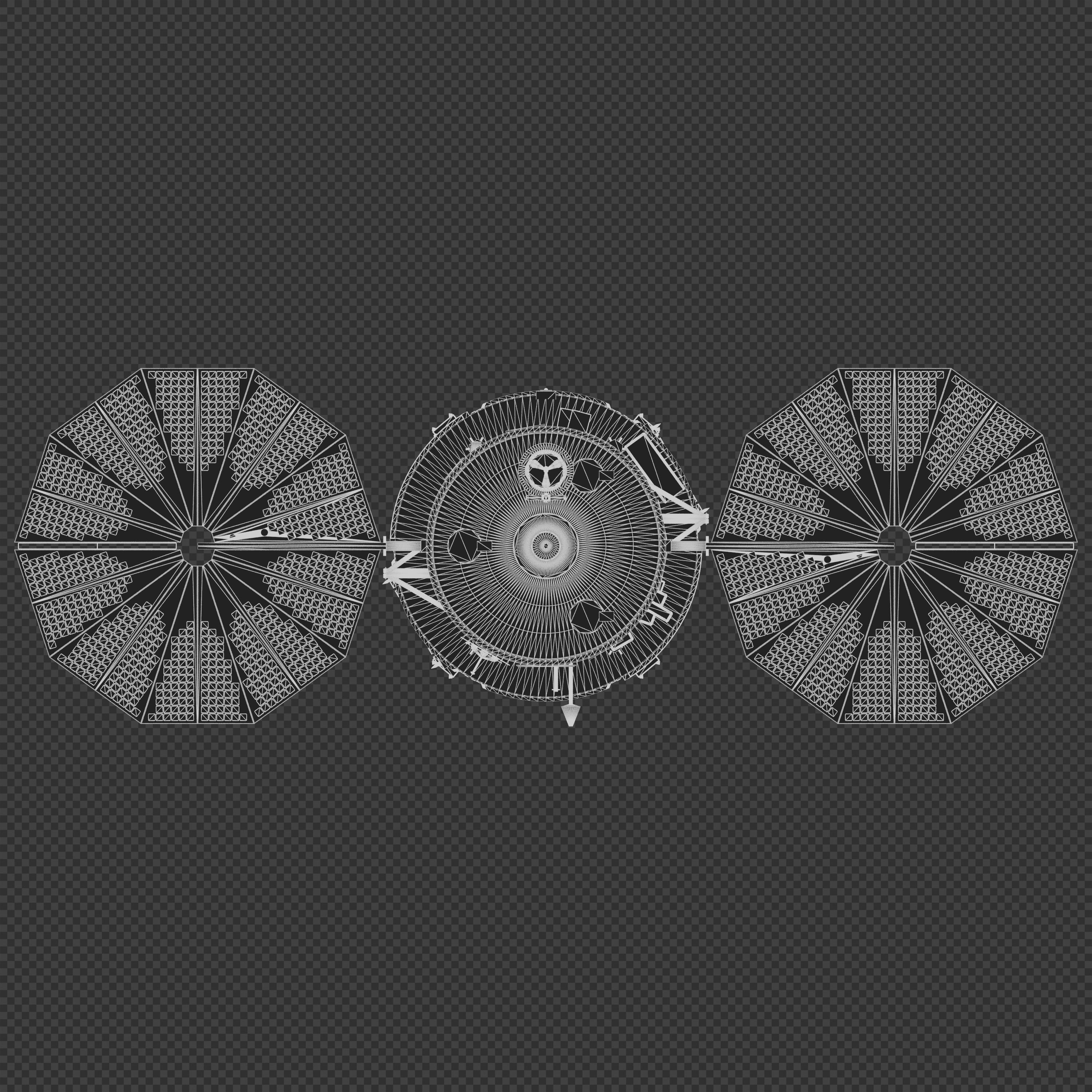 Enhanced Cygnus spacecraft 3D model_14