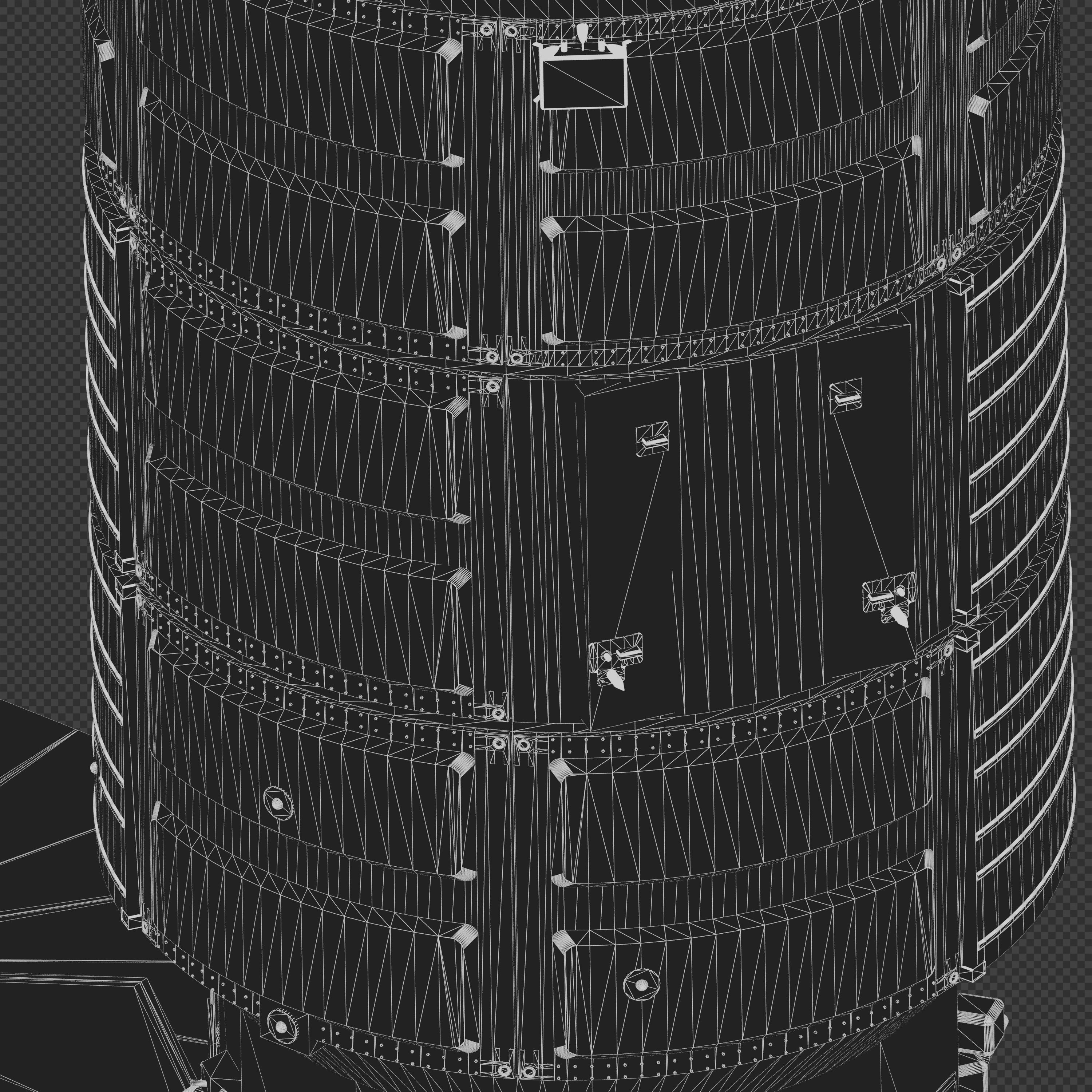 Enhanced Cygnus spacecraft 3D model_18