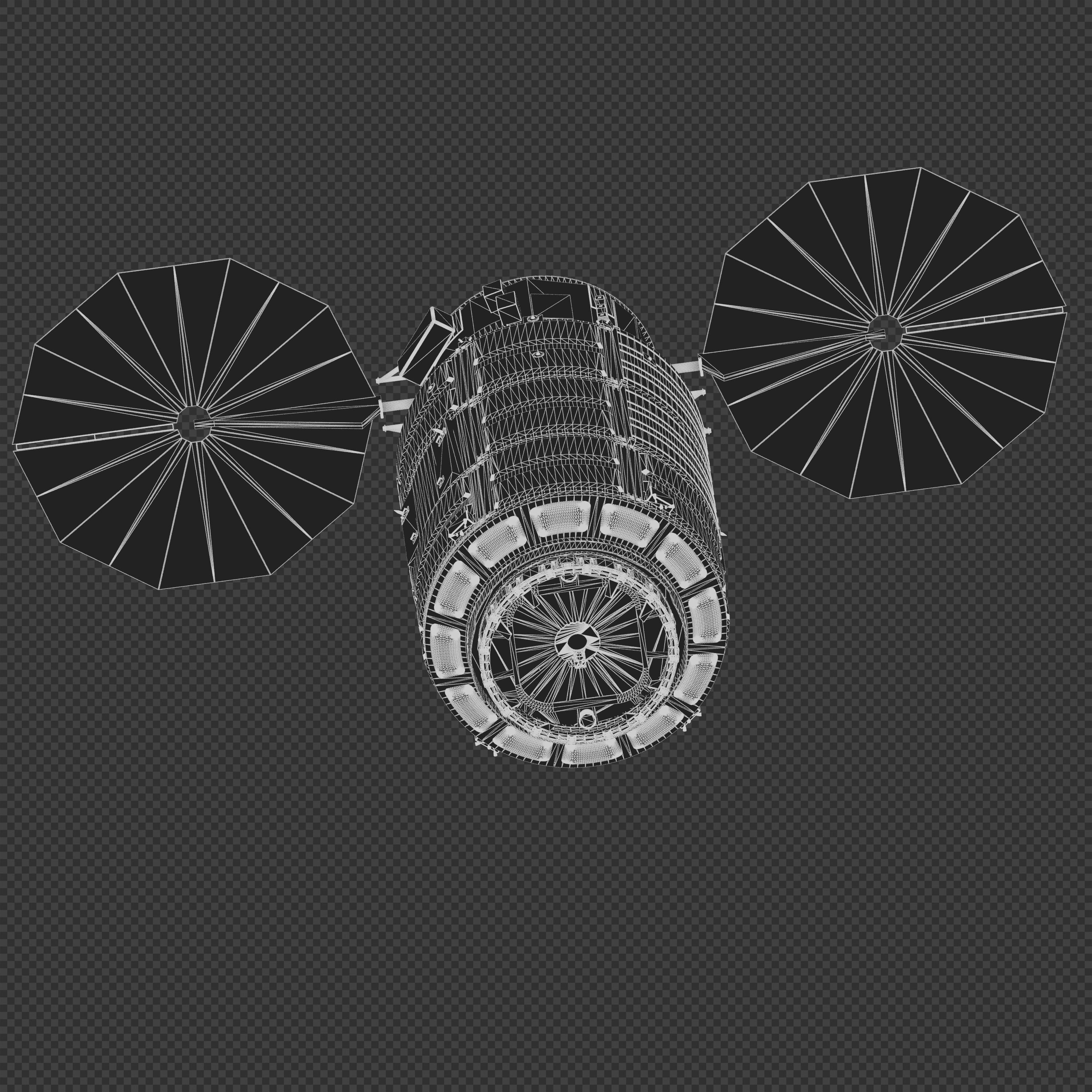 Enhanced Cygnus spacecraft 3D model_17