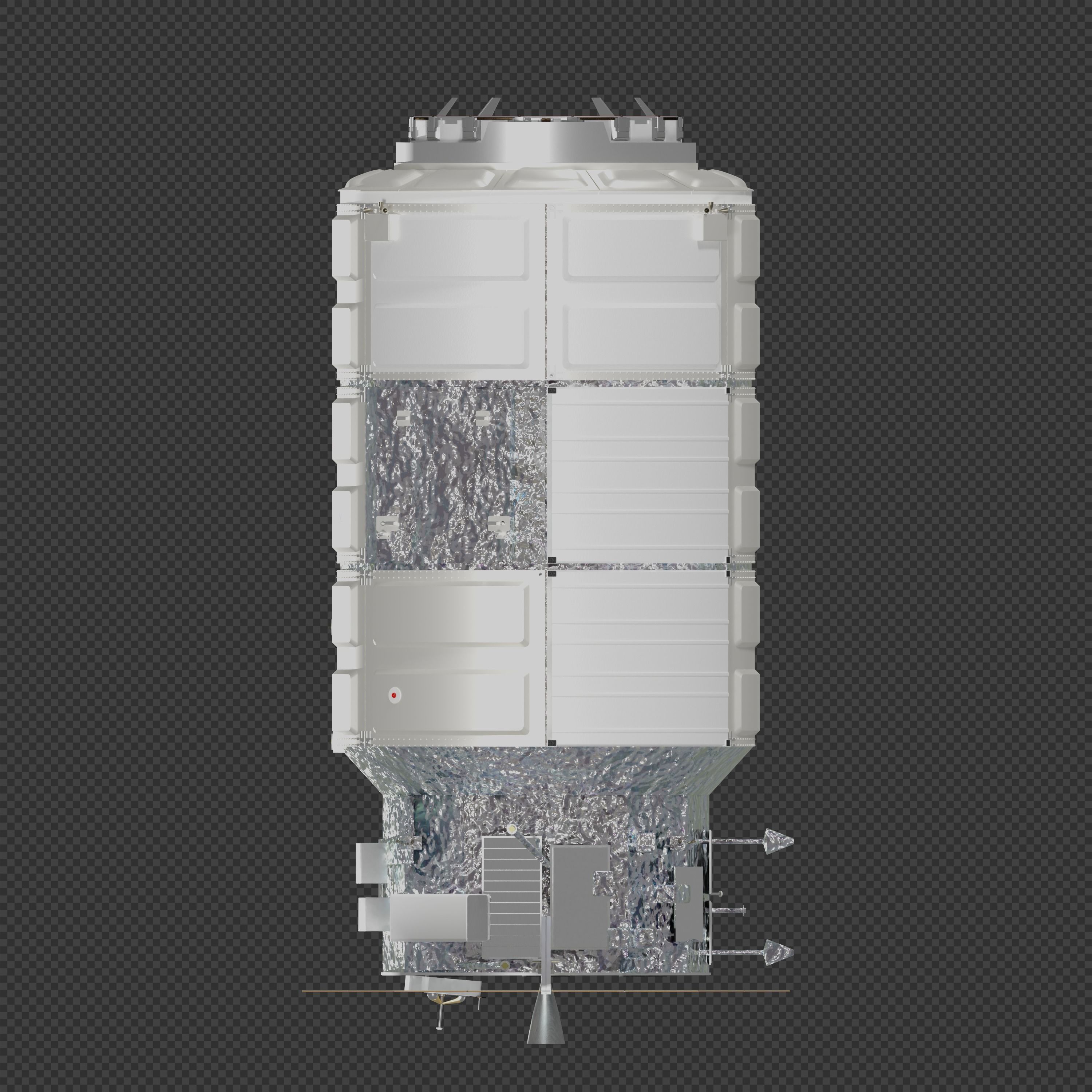 Enhanced Cygnus spacecraft 3D model_3