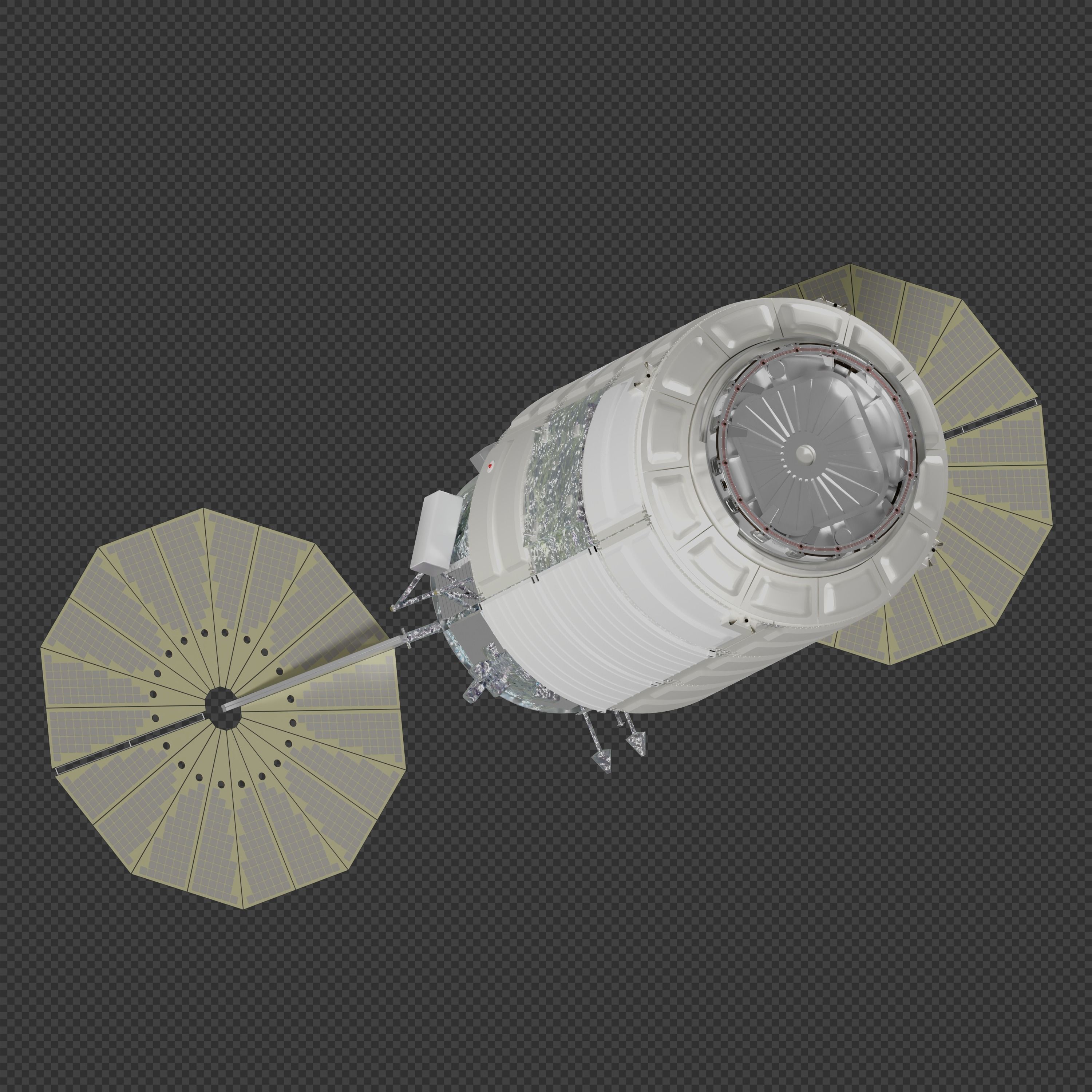 Enhanced Cygnus spacecraft 3D model_4